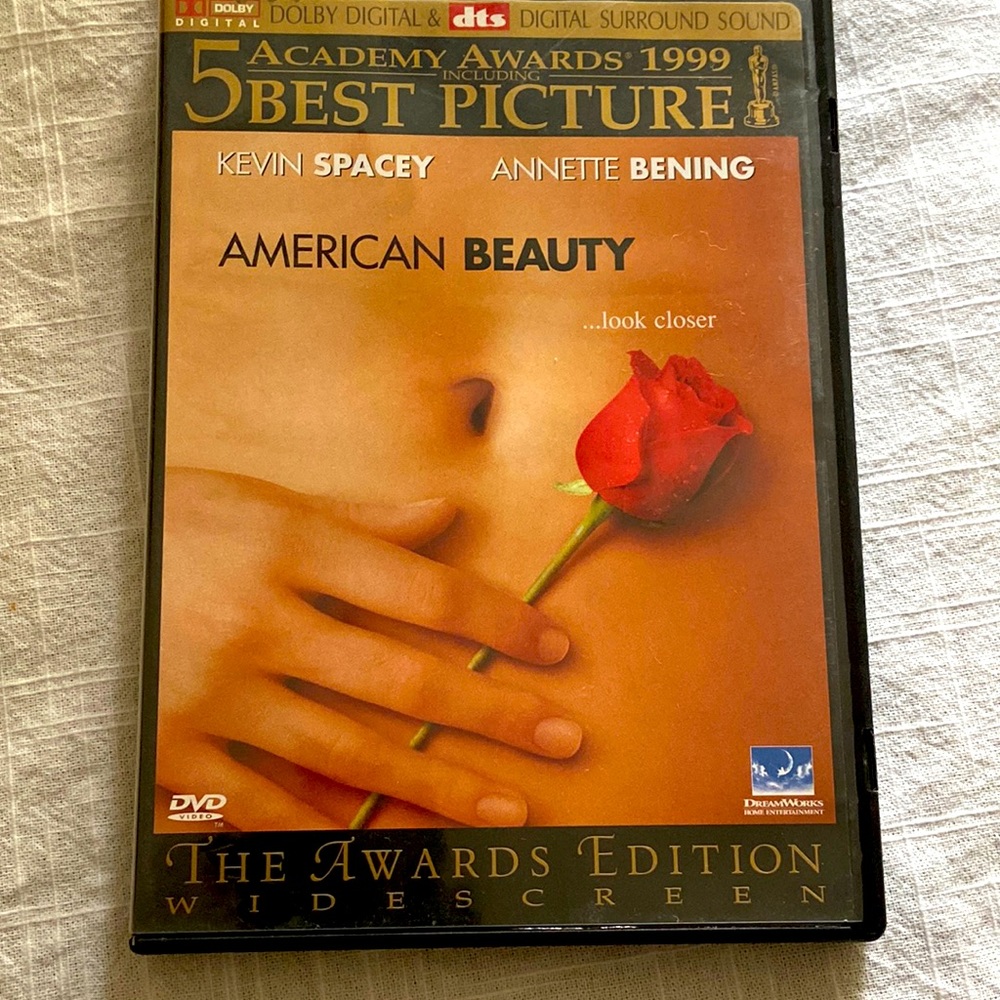 5/$10❤️❤️❤️Vintage Y2K AMERICAN BEAUTY DVD
